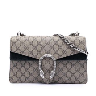 Gucci Tweedehands Medium Gg Supreme Dionysus Schoudertas