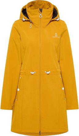 Dreimaster Dreimaster softshell jas 3MASTER Dames mosterd
