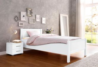 Priess Bett »Husum Schlafzimmer Jugendzimmer Rahmenbett« mit Komforthöhe verschiedene Ausführungen hochwertige Premium Qualität