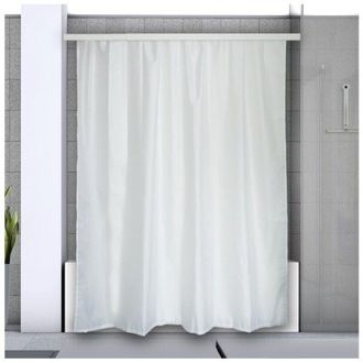 Spirella Spirella - Barra Para Cortina De Ducha De Esquina Para Fijar En Aluminio Surprise 90x90cm Blanco