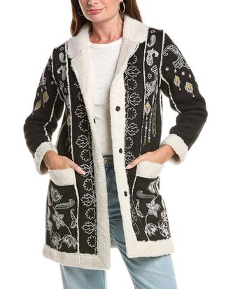 Johnny Was Lori Sherpa Jacket