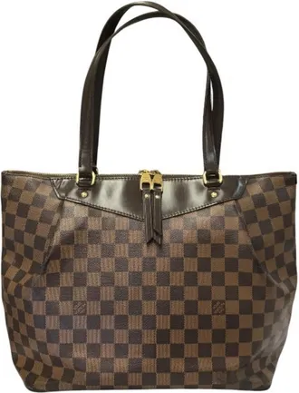 Louis Vuitton Brown Damier Canvas Tote Bag (Pre-Owned)