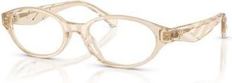 Tory Burch 52mm Oval optical glasses in Beige at Nordstrom