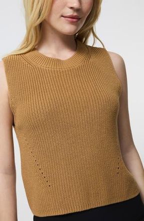 French Connection Mozart Crop Sweater Vest in Camel at Nordstrom Rack, Size X-Small
