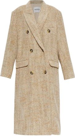 Isabel Marant Dames, Mantels, Beige, Maat: M Zijde