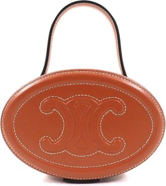 Celine Tweedehands leren handtassen - Dames - Vintage Handtas - Bruin - ONE Size - Leer - Vintage