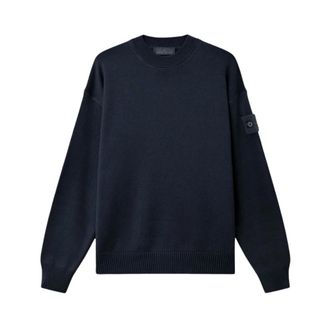 Stone Island Maglione Girocollo - - Knitwear - Uomo - Blu - L