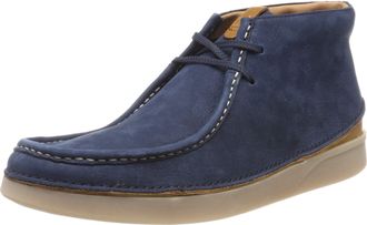 Clarks Oakland Mid, Mens Derby, Blue (Navy Nubuck -), 10 UK (44.5 EU)