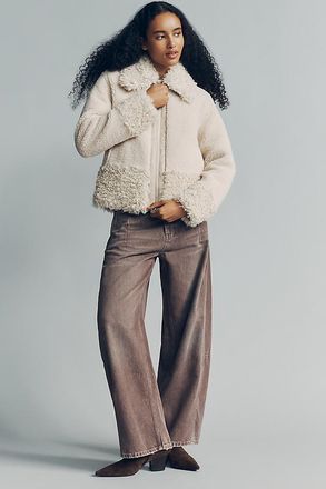 Maeve Mixed Faux Fur Jacket
