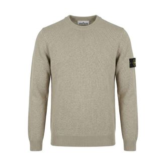 Stone Island Heren, Truien, Beige, Maat: 2XL Wol