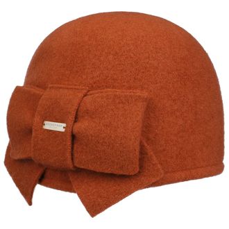 Seeberger Litika Milled Wool Hat Loop Women&acute;s Beanie (One Size - Terracotta)