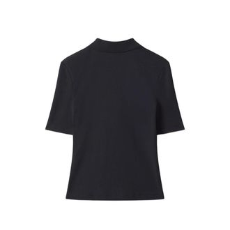 Maison Kitsun&eacute; Organic Cotton Polo - Black