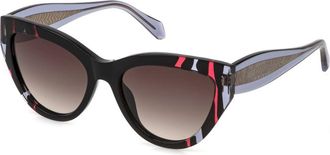 Just Cavalli SJC193V 700Y Womens Sunglasses Black Size 55