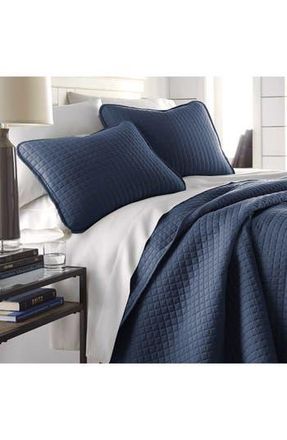 Southshore Fine Linens Vilano Springs Oversized Quilt Set in Dark Blue at Nordstrom Rack, Size King/california King