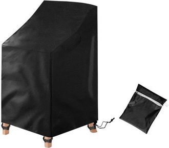 OEM Funda Para Silla De Jard&iacute;n, 72 X 92 X 120 Cm, Funda Impermeable, Tela Oxford 210d, Impermeable, Balc&oacute;n O Terraza, Negra