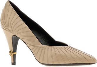 Versace 1k13jbeigegold82 Scarpe Con Tacco High Heel Shoes