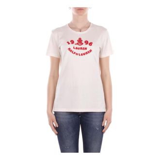 Ralph Lauren T-Shirts, female, Beige, Size: XS T-Shirt