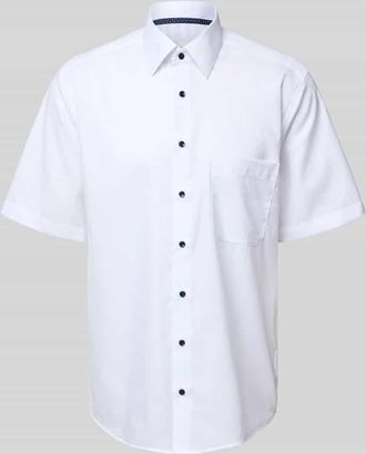 Eterna Comfort Fit Business-Hemd aus Baumwolle mit Kentkragen in Weiss, Gr&ouml;&szlig;e 41