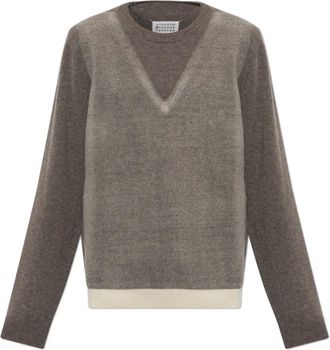 Maison Margiela Hombre, Jerseys, Marr&oacute;n, Talla: M