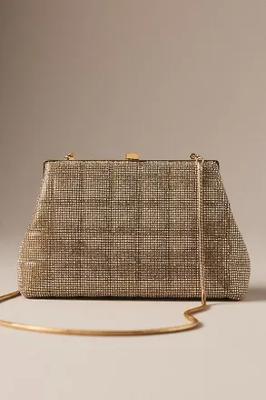 Urban Expression Karla Rhinestone Quilted Clutch