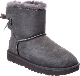 UGG Ugg W Mini Bailey Bow Ii Suede Bootie