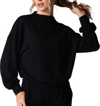 Tavi Slope Crew Sweatshirt in Ebony at Nordstrom, Size X-Small