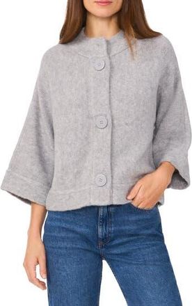 Halogen Wide Sleeve Top in Light Heather Grey at Nordstrom Rack, Size X-Large
