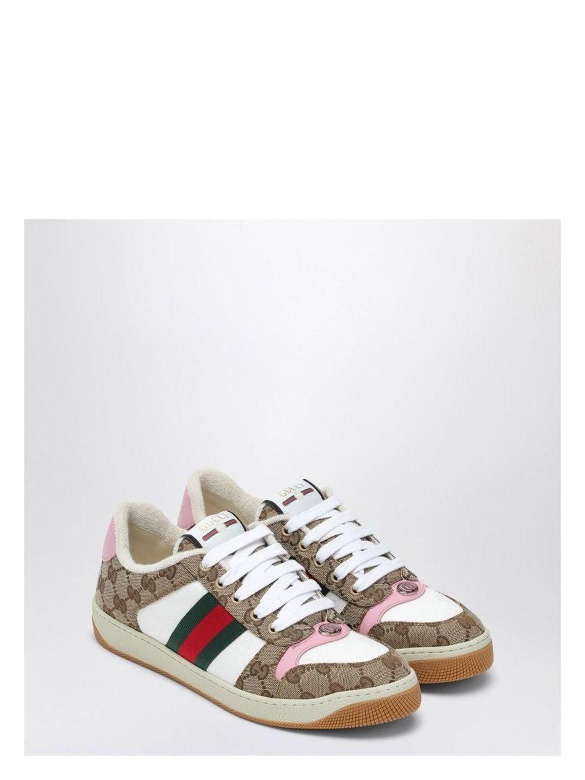 【GUCCI】WOMENS SCREENER SNEAKER◆817276FAD3U Gucci Womens Screener Sneakers in White | Size 37