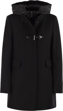 Fay Toggle Coat In Wool Cloth