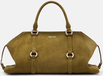Alexander McQueen Borsa Farringdon Medium in suede
