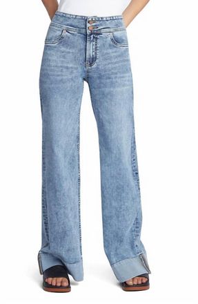 HINT OF BLU Mighty High Waist Wide Leg Jean In West Village