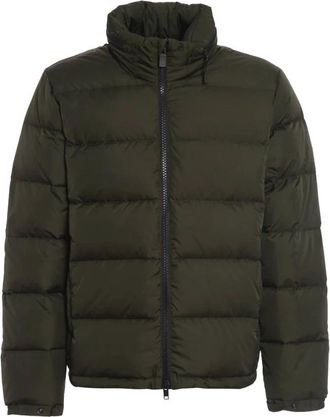 Aspesi Pocoelastica Re-Quilted Jacket - Heren - Winterjassen - Groen - S - Leer - Jassen