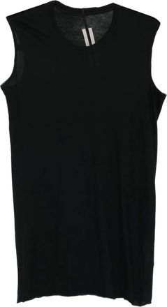Rick Owens Top smanicato girocollo - Nero