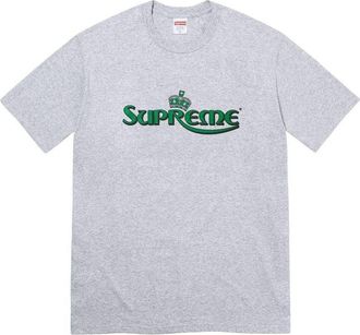 SUPREME Crown T-Shirt Grey Green SUP-SS23-281