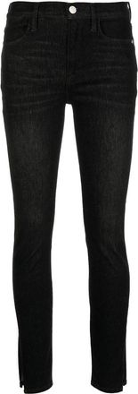 Frame Denim Le High Skinny jeans - women - Cotton/Recycled Cotton/Elastane/Lyocell/Polyester - 30 - Black