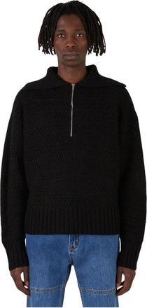 Wynn Hamlyn Relaxed Jacket - Heren - V-hals truien - Zwart - XL - Truien & Vesten