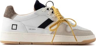 D.A.T.E. D.a.t.e., Schoenen, Heren, Wit, 46 EU, Katoen, Court 2.0 Vintage