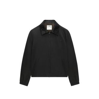 Courr&egrave;ges Vinyl-collar Bomber Jacket