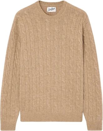 Saint Barth Maglione Regent a girocollo - - Knitwear - Uomo - Beige - XL
