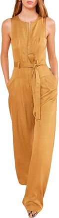 Ulla Johnson Womens Marin Jumpsuit In Fawn