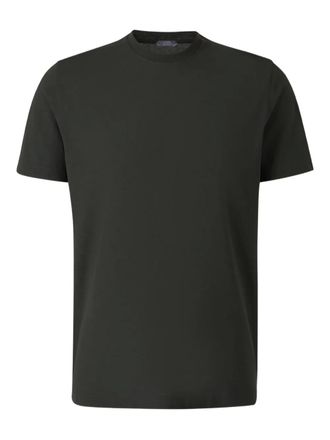 Zanone cotton T-shirt - men - Cotton - 46 - Green