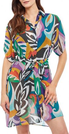 Gottex Printed Button-Down Cover-Up In Multi