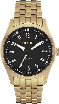 Nixon Echo 38 Mens Watches Gold/Black, Stainless Steel/Steel