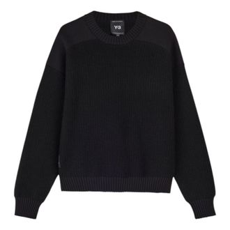 adidas Y-3 UT Knit Crew Sweater Black KD2555