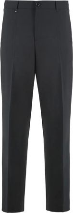 BOSS Pantaloni dritti in lana vergine - Nero