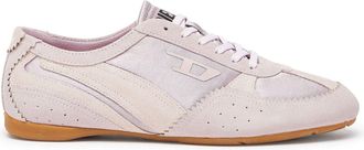 Diesel D-Mile-Flat sneakers with suede overlays - Sneakers - Woman - Pink