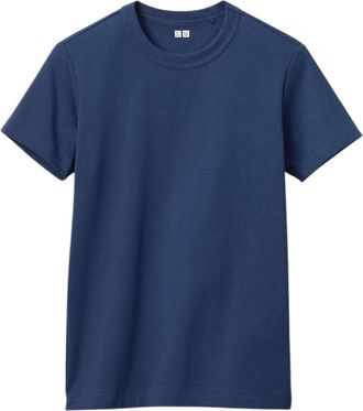 Uniqlo (WMNS) UNIQLO Crew Neck T-Shirt Navy 483456-69