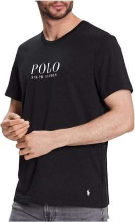 Ralph Lauren Polo T-Shirt - Heren - T-shirts - Zwart - L - Katoen - Tops