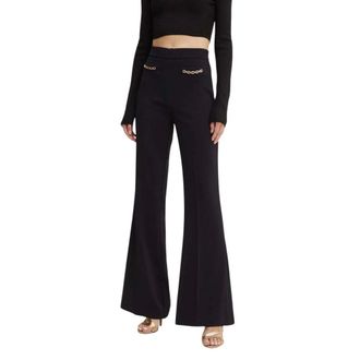 Twinset Pantalones Oval T Chain - Trousers - Mujer - Negro - S