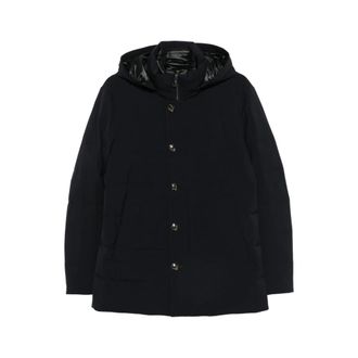 Montecore Donsjack met capuchon - Heren - Jassen - Zwart - Maat: 2XL Zijde